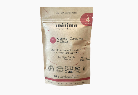 Recambio Dentífrico en polvo - bolsa compostable - CANELA, CLAVO & CÚRCUMA